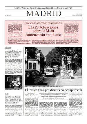 LAS 20 ACTUACIONES SOBRE LA M-30 COMENZARAN EN UN AO (artculo en formato PDF)