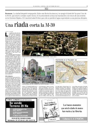 UNA RIADA CORTA LA M-30 (artculo en formato PDF)