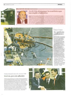 "LA M-30 LA DEBEN PAGAR LOS MADRILEOS QUE HAN ELEGIDO A GALLARDON" (artculo en formato PDF)