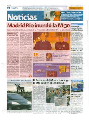 MADRID RIO INUNDO LA M-30 (artculo en formato PDF)