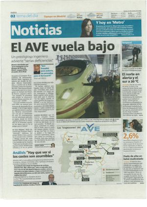 EL AVE VUELA BAJO (artculo en formato PDF)