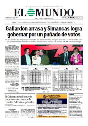 GALLARDON ARRASA Y SIMANCAS LOGRA GOBERNAR POR UN PUADO DE VOTOS (artculo en formato PDF)